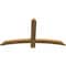 Ekena Millwork Bellingham Timber Gable Bracket, Western Red Cedar, 48"W x 26"H x 1 1/2"D x 3 1/2"F, 13/12 Pitch GBW048X26X0204BEL00SWR - alternate 4
